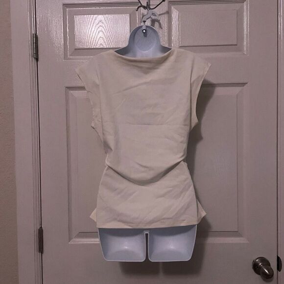 Marc New York Medium White Blouse Rhinestoned - Picture 5 of 6